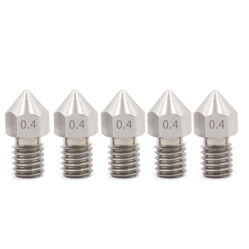 Дюза от неръждаема стомана MK8 M6x7.5 mm/ 0,4 mm
