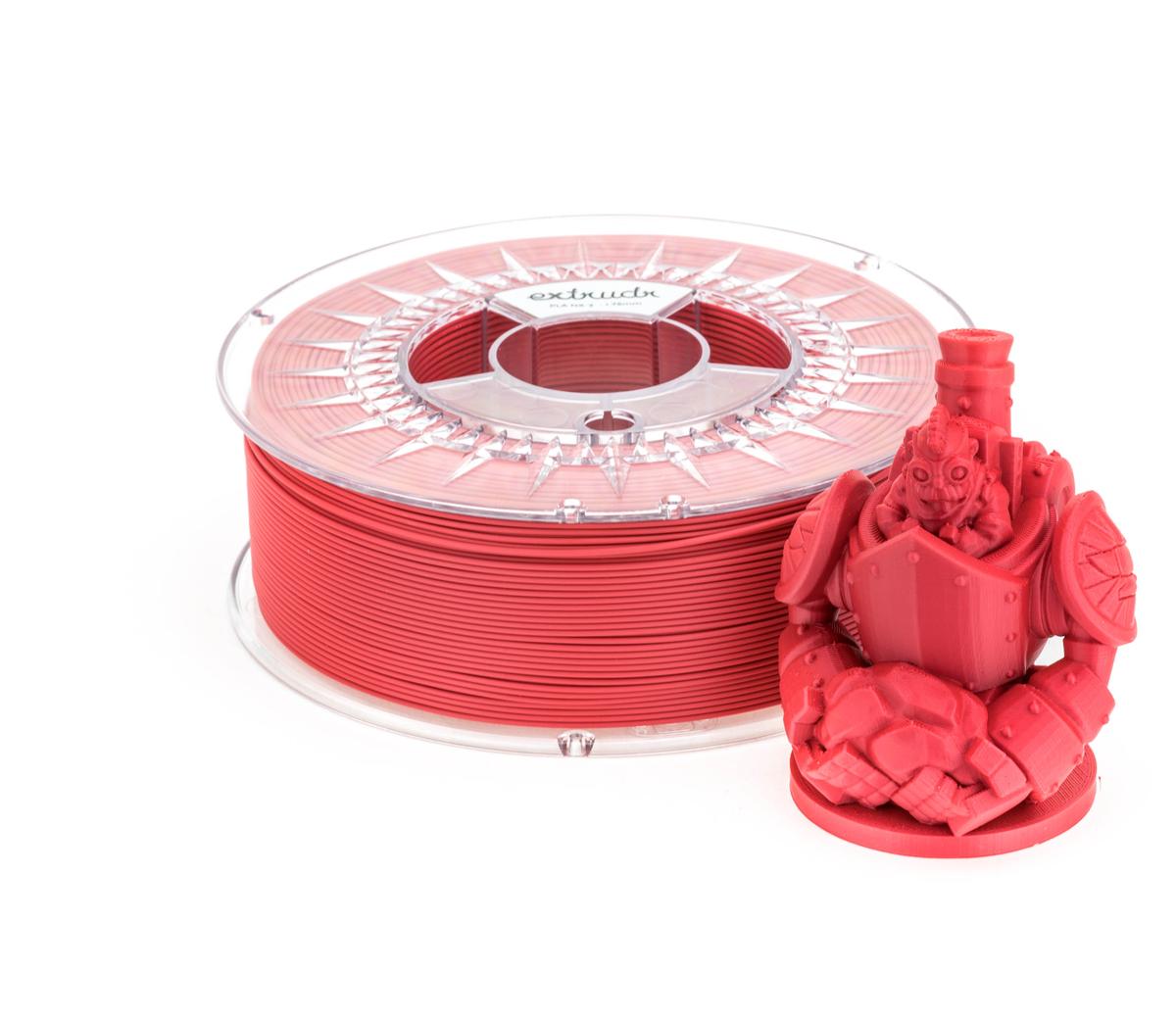 PLA NX2 - Red Hellfire - 1 kg. extrudat - imagine 2