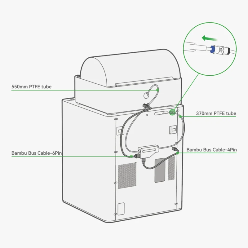 Tampon de filament - seriile X1 și P1 - Tampon de filament - seriile X1 și P1 - Bambu Lab - imagine 4