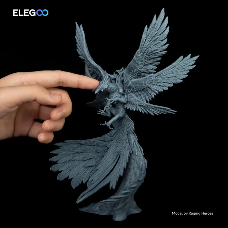 8K Rășină standard 1KG- spațiu gri Elegoo - imagine 3