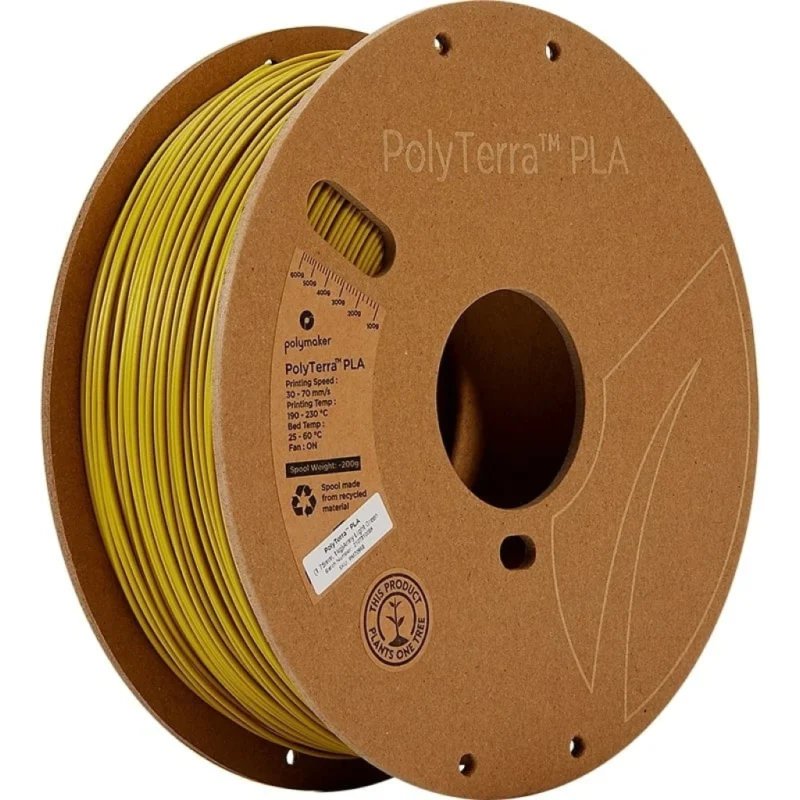 PolyTerra PLA - Verde deschis militar - POLYMAKER - imagine 4