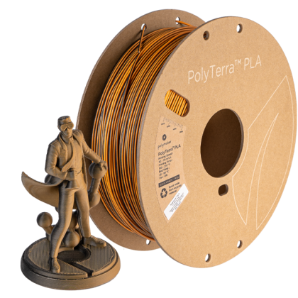 PolyTerra PLA - Orange Shadow (Orange/Negru) - PolyMaker