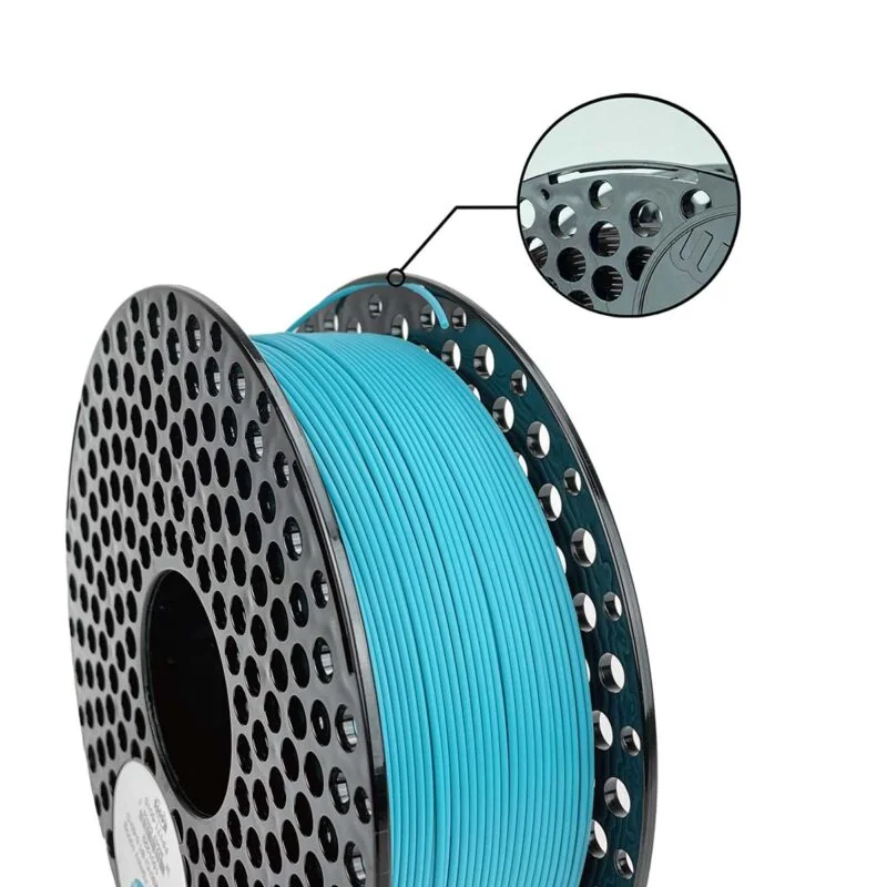 PLA Matte Blue HS - albastru mat - Azurefilm - imagine 2