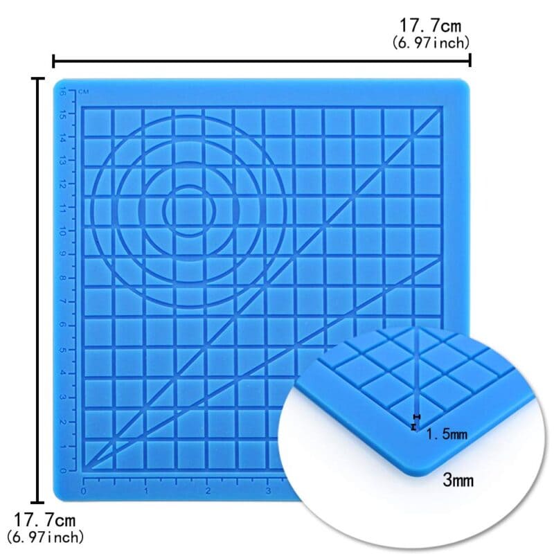 Covor din silicon pentru realizarea de forme cu stiloul 3D - imagine 2