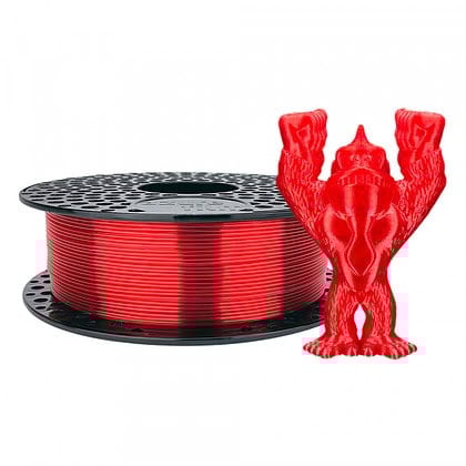 PETG - Transparent roșu - AzureFilm (fabricat în UE)