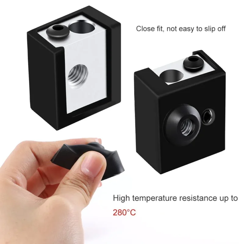 Bloc termic + manșon de silicon pentru Ender 3 S1/Pro/Plus - imagine 2