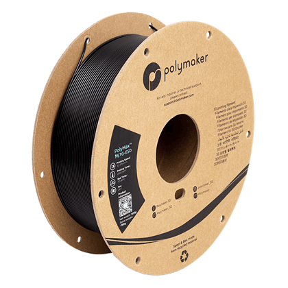 PolyMax PETG - ESD - 500 g - negru - POLYMAKER