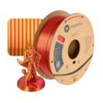 PolyLite PLA - Aur de mătase - Roșu - Polymaker