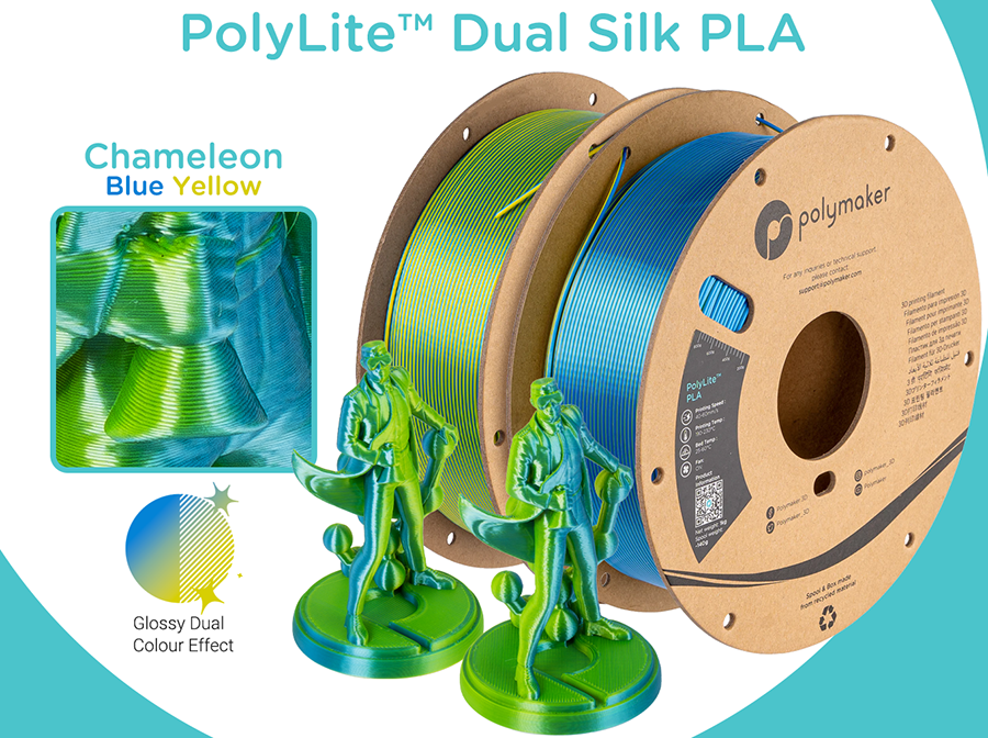 Panchroma Silk PLA Sunset Gold-Red 1000g Polymaker
