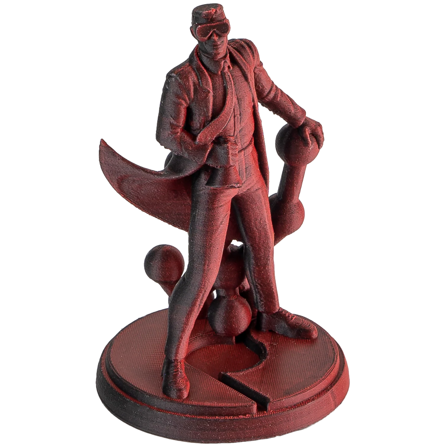 Panchroma Matte PLA - Red Shadow ( negru/roșu) - Polymaker - imagine 3