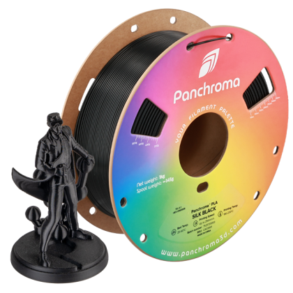Panchroma PLA Silk negru 1000g Polymaker