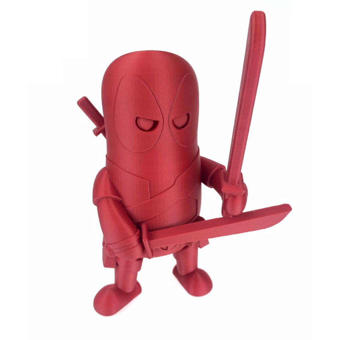 FiberSatin PLA roșu 850g Fiberlogy - imagine 2