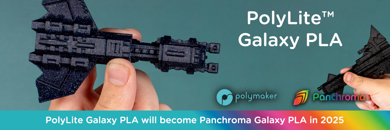 Panchroma PLA Galactic gri închis 1000g Polymaker