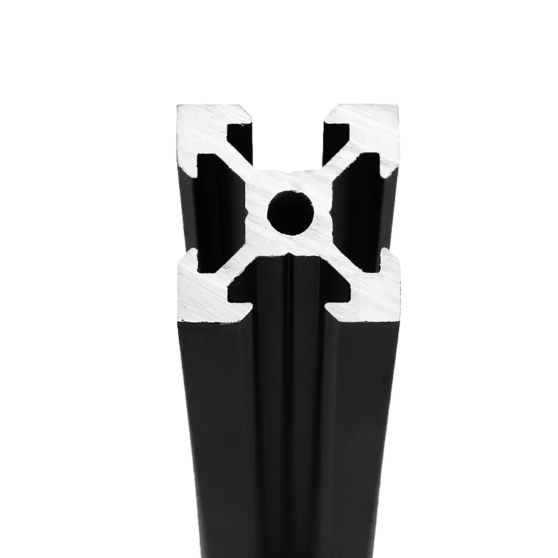 V-SLOT Profil de aluminiu 2020 1 m - negru - imagine 2
