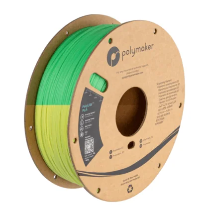 PolyLite PLA - schimbarea culorii temperaturii de la verde la var - Polymaker