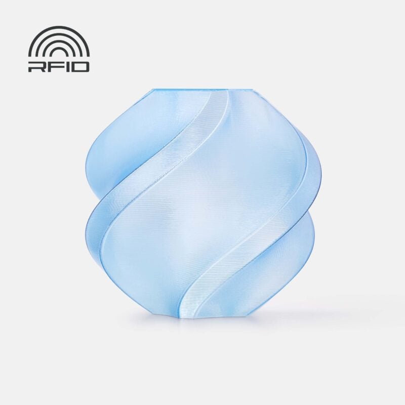 PETG Translucid - Albastru deschis - fără bobină - Bambu Lab