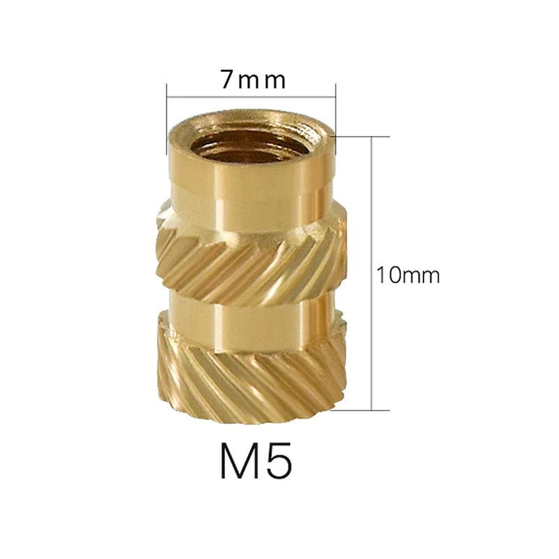 Inserție din alamă pentru plastic M3 - imagine 3