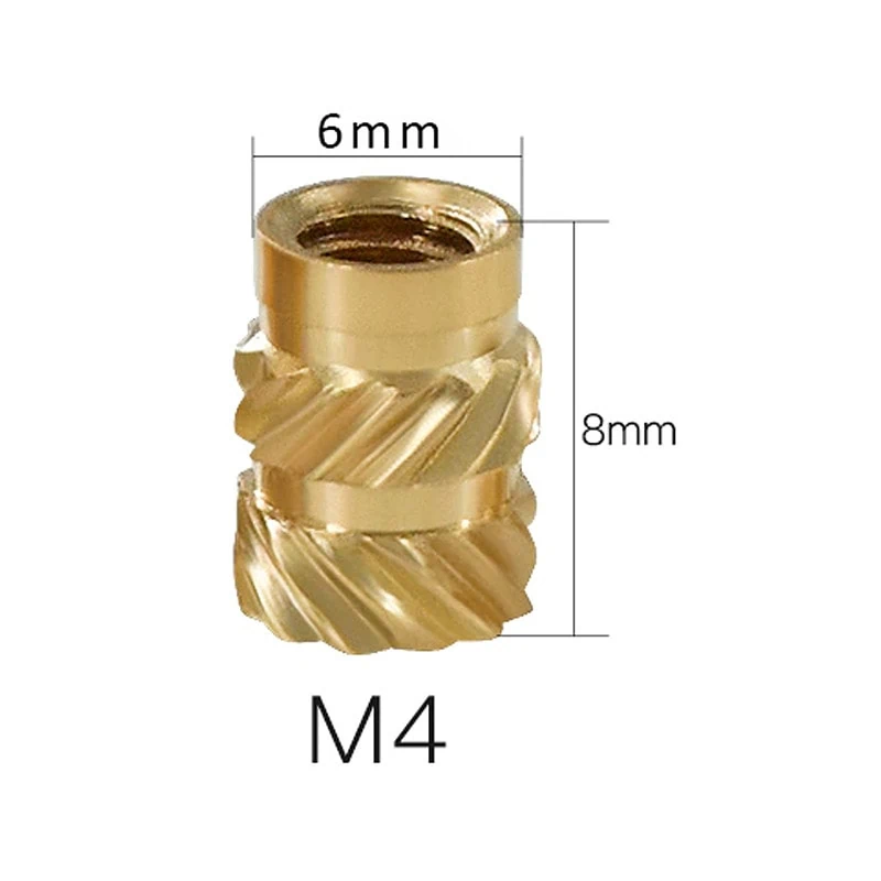 Inserție din alamă pentru plastic M3 - imagine 4