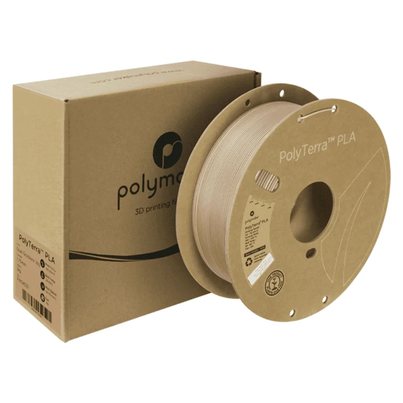 PolyTerra PLA - lemn bicolor - POLYMAKER - imagine 3