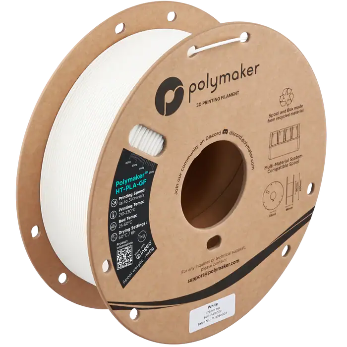 HT PLA GF alb 1000g Polymaker