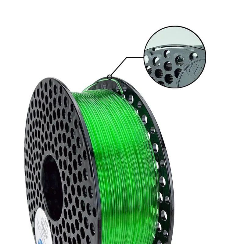 PETG verde transparent - Azurefilm - imagine 2