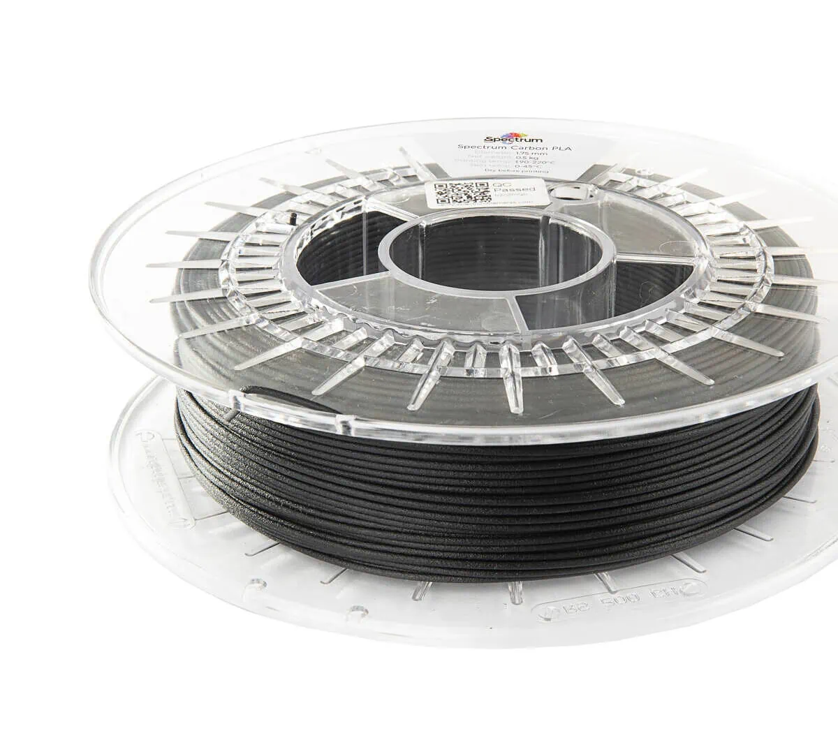 Filament de carbon PLA - negru - spectru de 0,500 kg - imagine 2