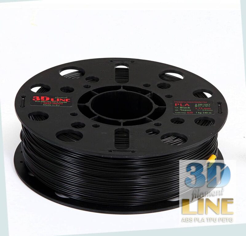 PLA - Negru - 3DLine (fabricat în Bulgaria) - imagine 2