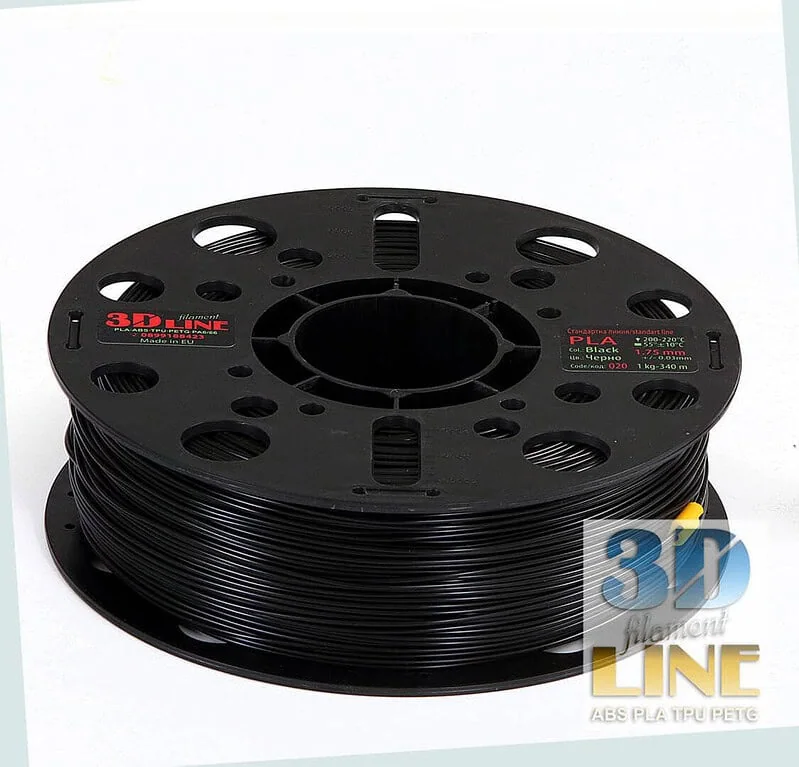 PLA - Negru - 3DLine (fabricat în Bulgaria) - imagine 2