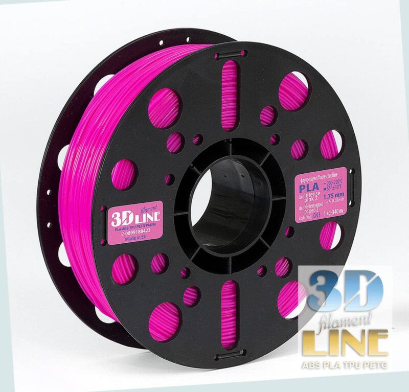 PLA - Intense Pink 2 - 3DLine (fabricat în Bulgaria)