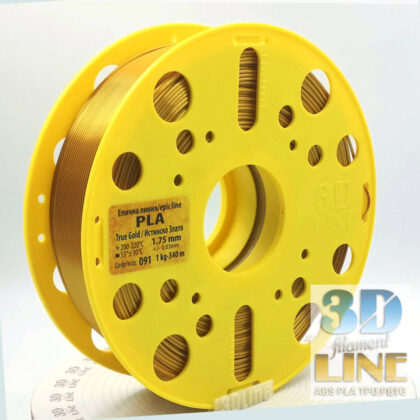PLA - Истинско златно 3DLine (произведено в България)