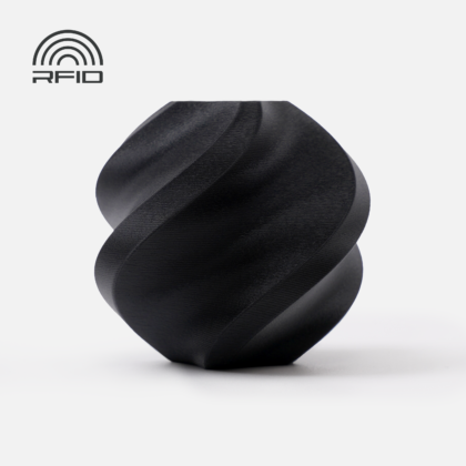 PLA Matte-Carbon negru-fără bobină-Bambu Lab