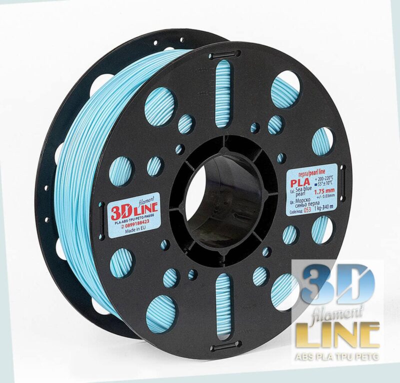 PLA - Морско синя перла 3DLine (произведено в България)