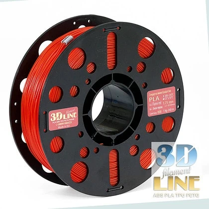 PLA - Fire Red 3DLine (fabricat în Bulgaria)