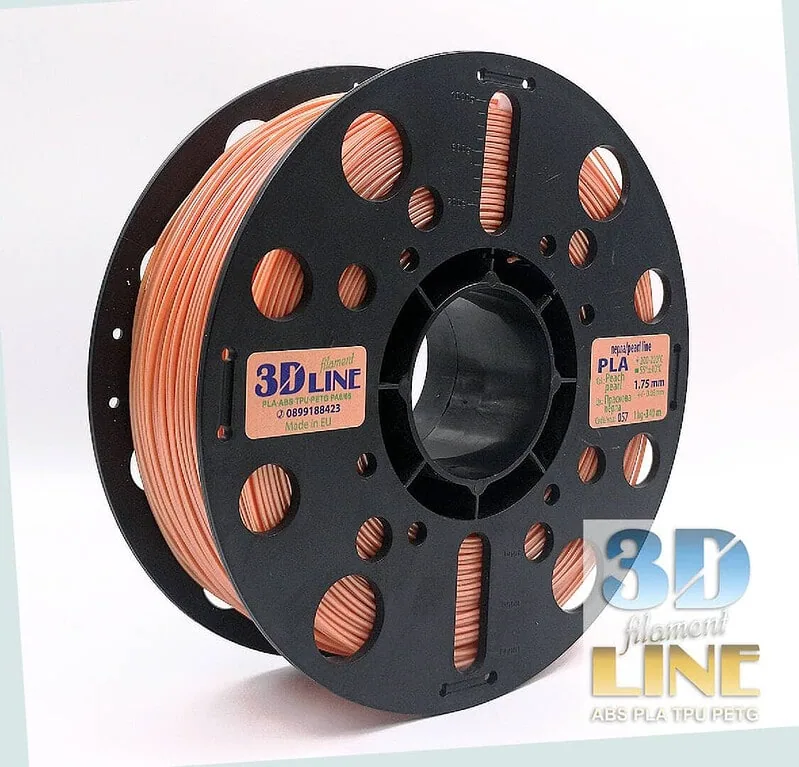PLA - праскова перла 3DLine (произведено в България)