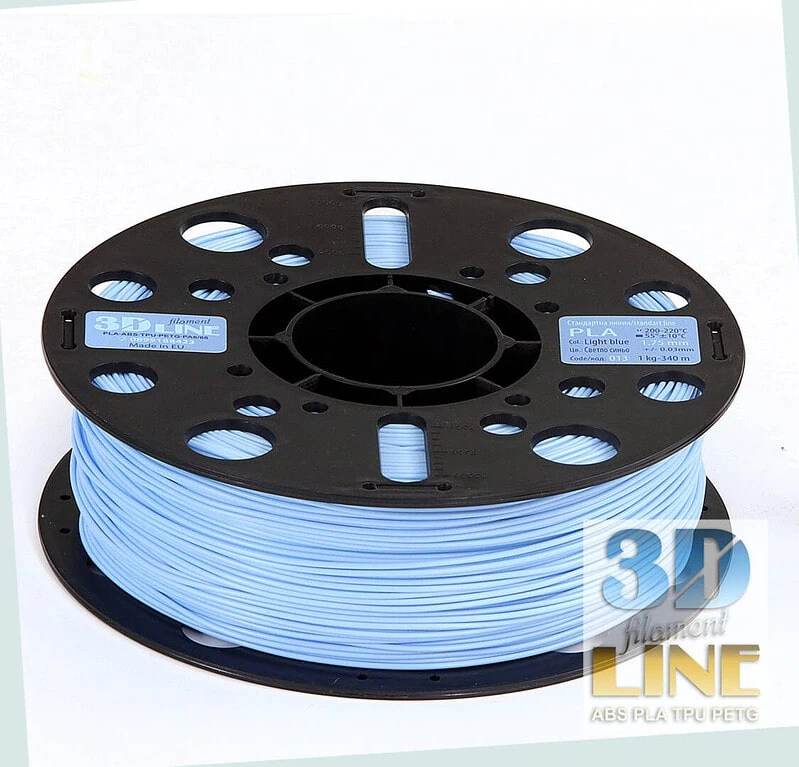 PLA - Albastru deschis - 3DLine (fabricat în Bulgaria) - imagine 2