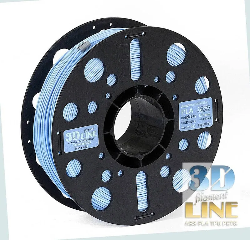 PLA - Albastru deschis - 3DLine (fabricat în Bulgaria)