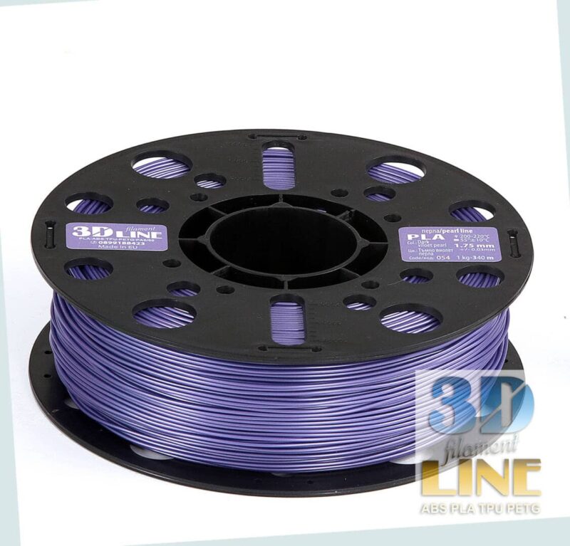 PLA - Dark Violet Pearl - 3DLine (fabricat în Bulgaria) - imagine 2