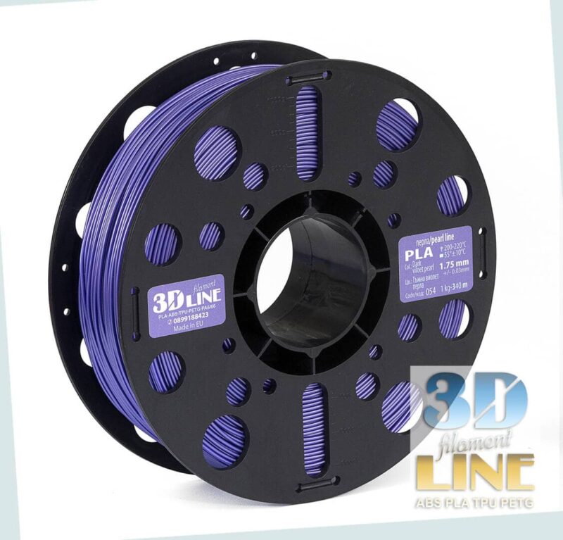 PLA - Dark Violet Pearl - 3DLine (fabricat în Bulgaria)