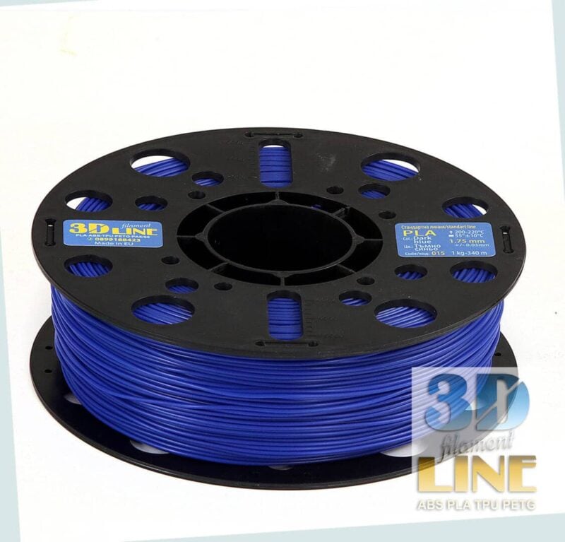 PLA - Albastru închis - 3DLine (fabricat în Bulgaria) - imagine 2