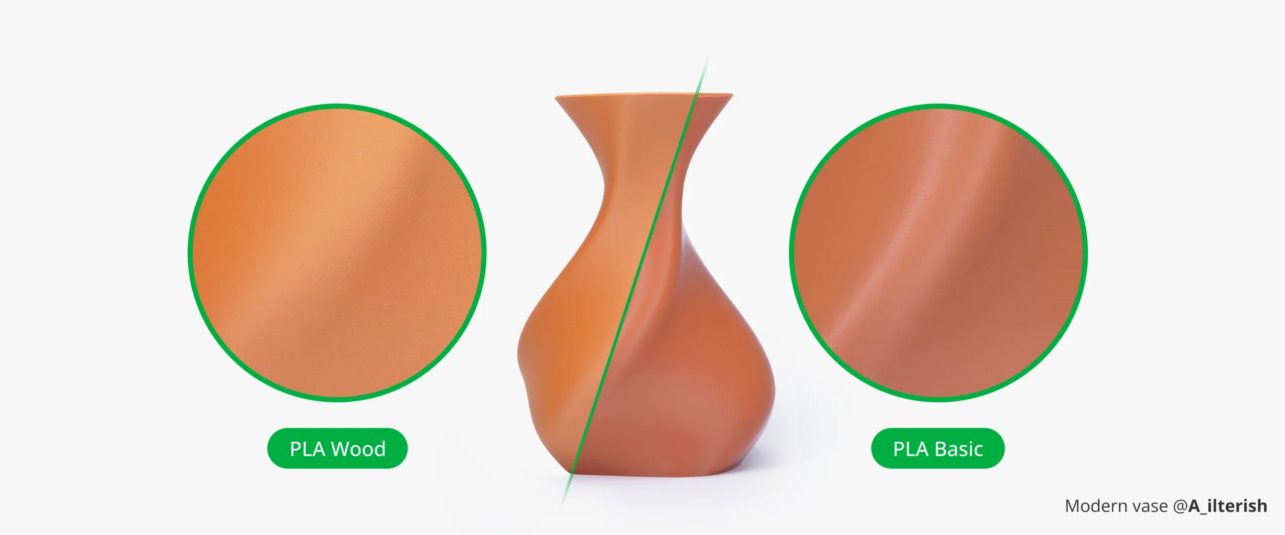 PLA WOOD - Lemn de trandafir - Bambu Lab