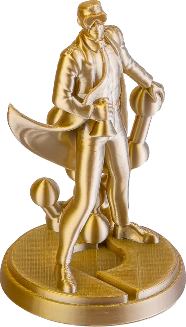 Panchroma Dual Silk Crown Gold-Silver 1000g Polymaker - imagine 2