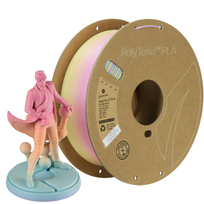 PolyTerra PLA Gradient Pastel Rainbow 1000g Polymaker