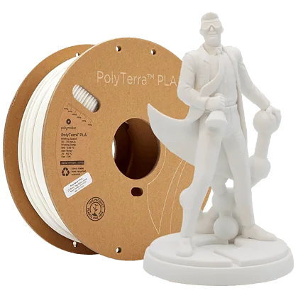 PolyTerra PLA - бял памук POLYMAKER