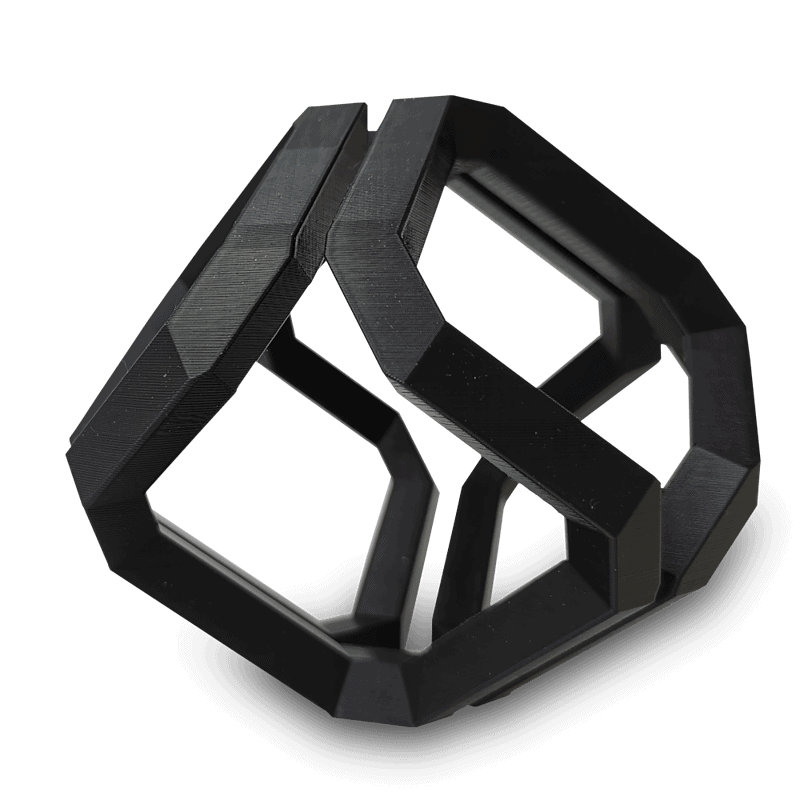 R ABS Filament de rezervă ABS - negru 100% reciclat (Fiberlogy) - imagine 5