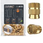 Set de inserții M10 - 10 buc. - Ruthex
