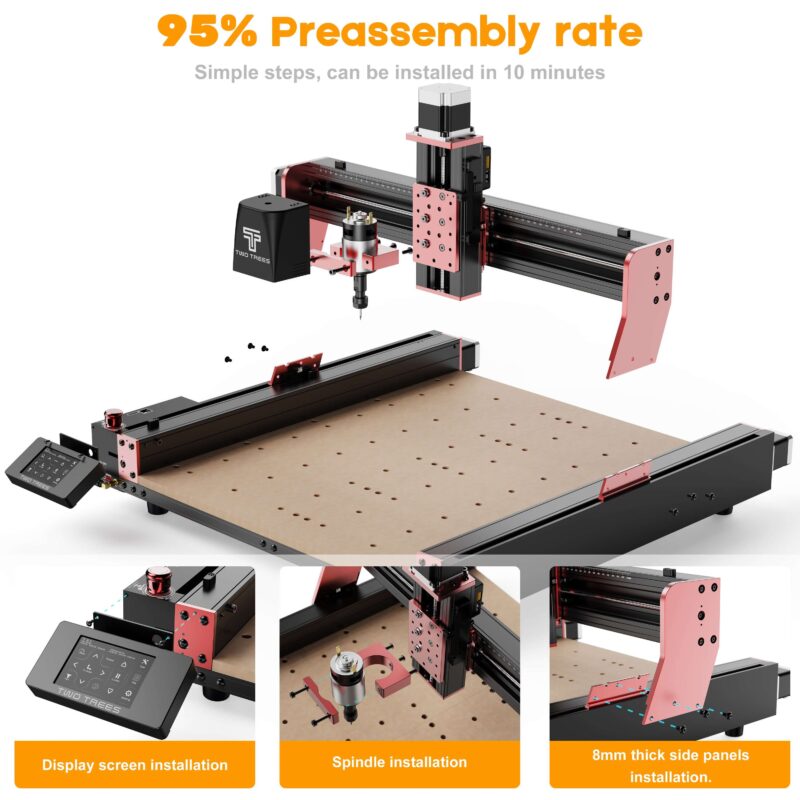 Mașină CNC TwoTrees TTC450 Pro - imagine 6