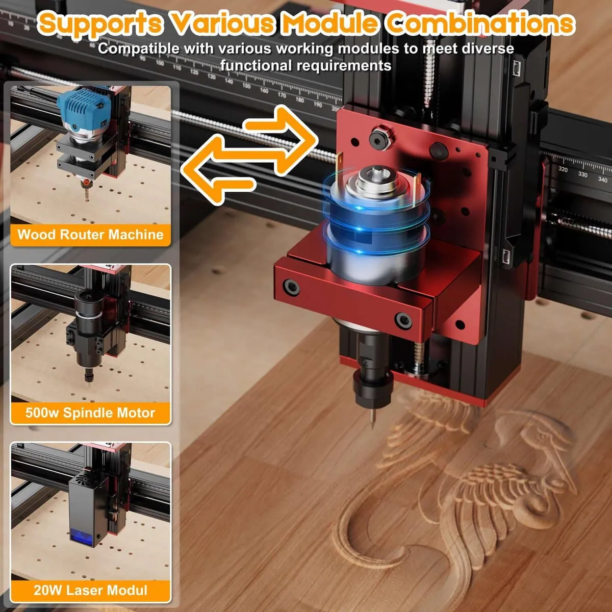 Mașină CNC TwoTrees TTC450 Pro - 3DPrintX