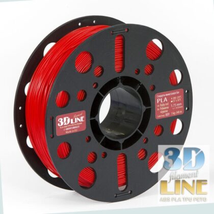 UltraHIT PLA - рубинено червено 3DLine (произведено в България)