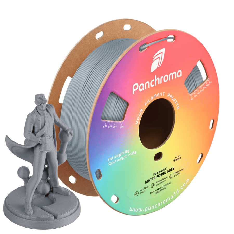 Panchroma PLA Mat Fossil Grey 1000g Polymaker