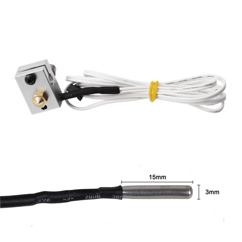 Termistor de înaltă temperatură HT-NTC100K 50℃ - imagine 3